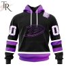 NHL Anaheim Ducks Special Black Hockey Fights Cancer Kits Hoodie