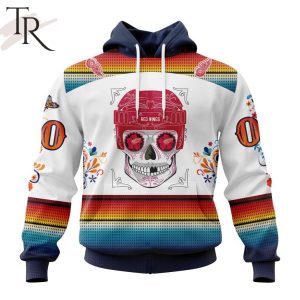 NHL Detroit Red Wings Special Design For Dia De Los Muertos Hoodie