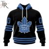 NHL Toronto Maple Leafs Special Blackout Design Hoodie