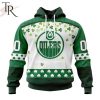 Personalized NHL Edmonton Oilers Special Design For St. Patrick Day Hoodie