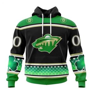 Personalized NHL Minnesota Wild Specialized Hockey Celebrate St Patrick’s Day Hoodie