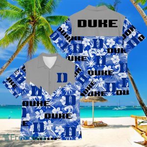 Football American Hawaii Shirt Tropical Beach Tree Duke Blue Devils