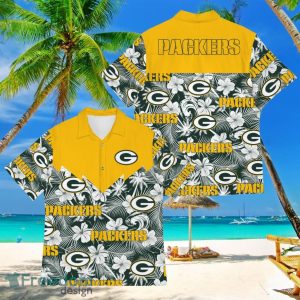 Football American Hawaii Shirt Tropical Beach Tree Green Bay