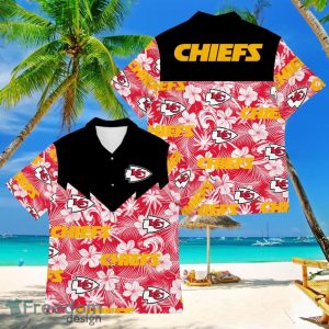 Football American Hawaii Shirt Tropical Beach Tree Kansas City Chiefs