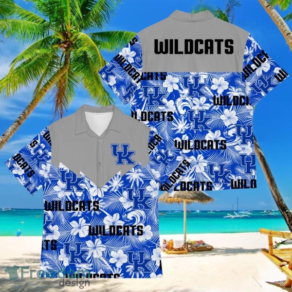 Football American Hawaii Shirt Tropical Beach Tree Kentucky Wildcats