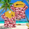 Football American Hawaii Shirt Tropical Beach Tree Louisville Cardinals