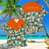 Football American Hawaii Shirt Tropical Beach Tree Miami Hurricanes