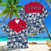 Football American Hawaii Shirt Tropical Beach Tree New England Patriots