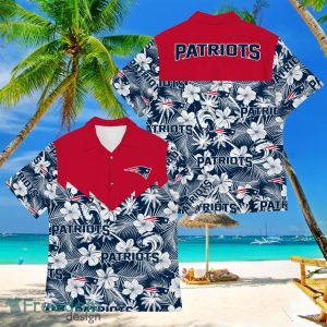 Football American Hawaii Shirt Tropical Beach Tree New England Patriots