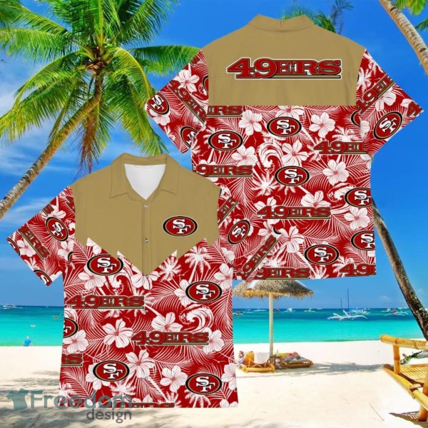 Football American Hawaii Shirt Tropical Beach Tree San Francisco 49ers