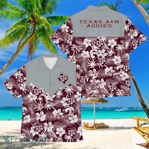 Football American Hawaii Shirt Tropical Beach Tree Texas AM Aggies