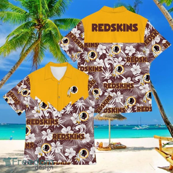 Football American Hawaii Shirt Tropical Beach Tree Washington Redskins