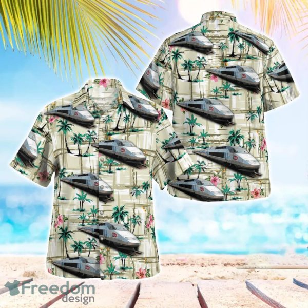 France SNCF TGV Atlantique Aloha Hawaiian Shirt