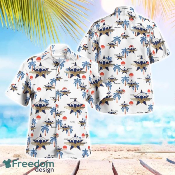 French Army 1st Parachute Chasseur Regiment Tropical 3D Hawaiian Shirt Gift For Summer