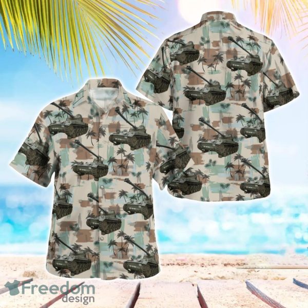 French Army AMX-13-75 Light Tank 3D Hawaiian Shirt