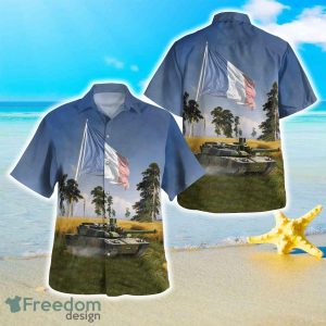 French Army Leclerc Tank In Camouflage Hawaiian Shirt Best Style For Men Women