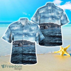 French Submarine Émeraude (S604) Hawaiian Shirt For Men Women