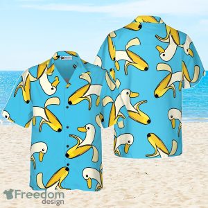 Funny Cute Banana Duck Hawaiian Shirt Cute Gift For Men And Women