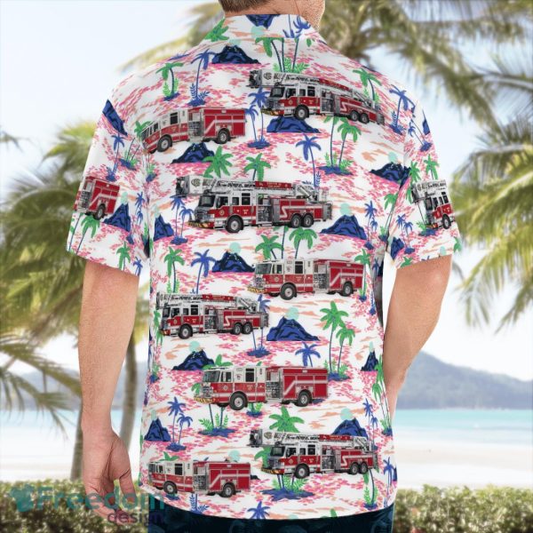 Cobb County Fire & Emergency Services Beach Hawaiian Shirt