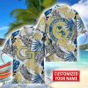 Georgia Tech Yellow Jackets Aloha Hawaiian Shirt Custom Name Summer Gift Holiday Team Shirt