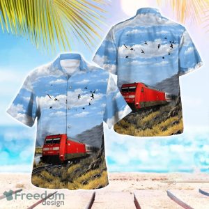 German DB Class 101 Electric Locomotives Aloha Hawaiian Shirt