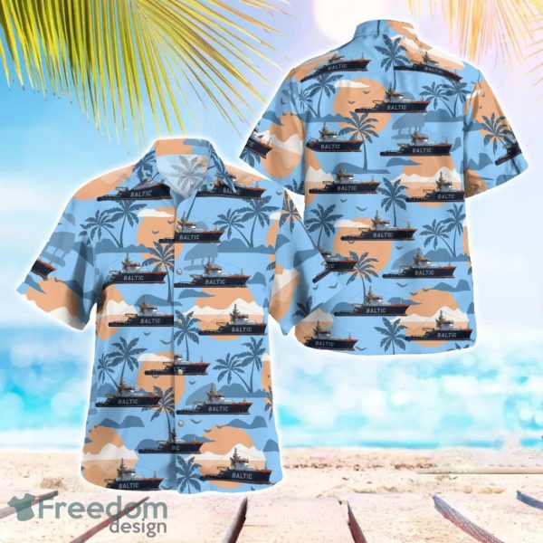 German Emergency Tow Vessel (ETV) Baltic Aloha Hawaiian Shirt
