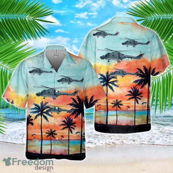 German Navy Westland WG-13 Super Lynx Mk88a Pocket Hawaiian Shirt Hoilday Gift