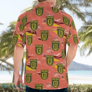 Baden-Württemberg Police Patch Hawaiian Shirt Summer Beach Shirt