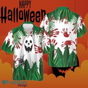 Ghost In The Bushes Halloween Hawaiian Shirt Button Up Beach Shirts Mens Gift Ideas