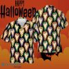Ghosts Halloween Hawaiian Shirt Cute Ghost Spirit Halloween Button Down Shirt