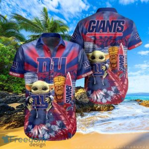 Giants Baby Yoda Star Wars Beach Summer Hawaiian Shirt Full Over Print
