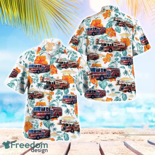 Gloucester Volunteer Fire and Rescue Beach Hawaiian Shirt Summer Gift