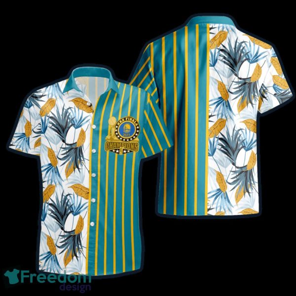 Golden State Warriors NBA Champions Pattern Print Hawaiian Shirt