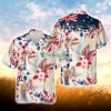 Goose Australian Flag Hawaiian Flowers All Over Printed 3D Hawaiian Shirt For Men Women