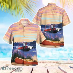 Grand Prairie Fire Department Fireboat 3D Hawaiian Shirt
