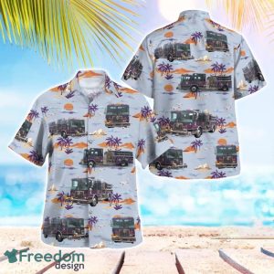 Grapeville Volunteer Fire Company 3D Hawaiian Shirt