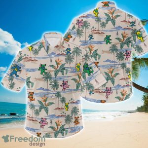 Grateful Dead Dancing Bears Colors 3D Summer Hawaii Shirt