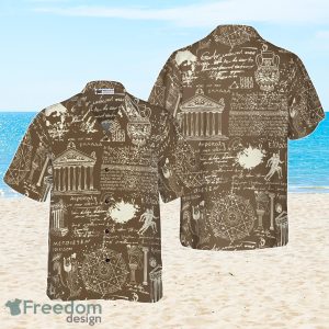 Greek Antique Seamless Hawaiian Shirt Impressive Gift For Men And Women