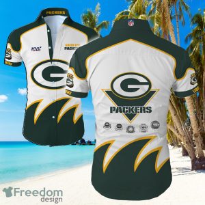 Green Bay Packers Big Logo NFL Hawaiian Summer Beach Shirt Full Print