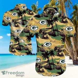 Green Bay Packers Logo NFL Hawaiian Summer Beach Shirt Full Print