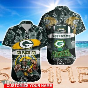 Green Bay Packers NFL Hawaiian shirt Custom Name Summer Gift