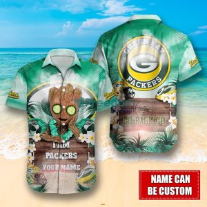 Green Bay Packers NFL Personalized Hawaiian Shirt Unique Gift For Fans