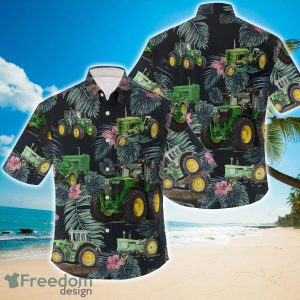 Green Tractor Leaf Tropical Hawaii Shirt