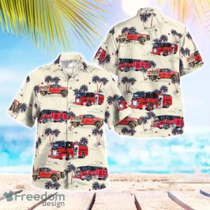Greenfield – Massachusetts Fire Department 3D Hawaiian Shirt