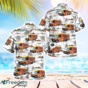 Gwinnett County Prisoner Transport Bus 3D Summer Aloha Hawaiian Shirt