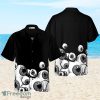 Half Shirt Scary Eyes Goth Hawaiian Shirt Special Gift For Men And Women