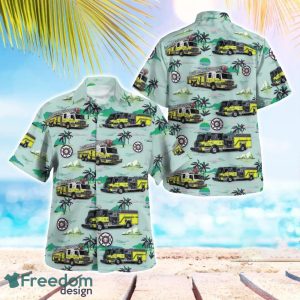 Hallandale Beach Florida Fire Rescue Beach Hawaiian Shirt Summer Gift