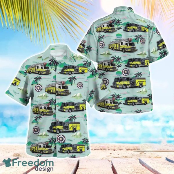 Hallandale Beach Florida Fire Rescue Beach Hawaiian Shirt Summer Gift