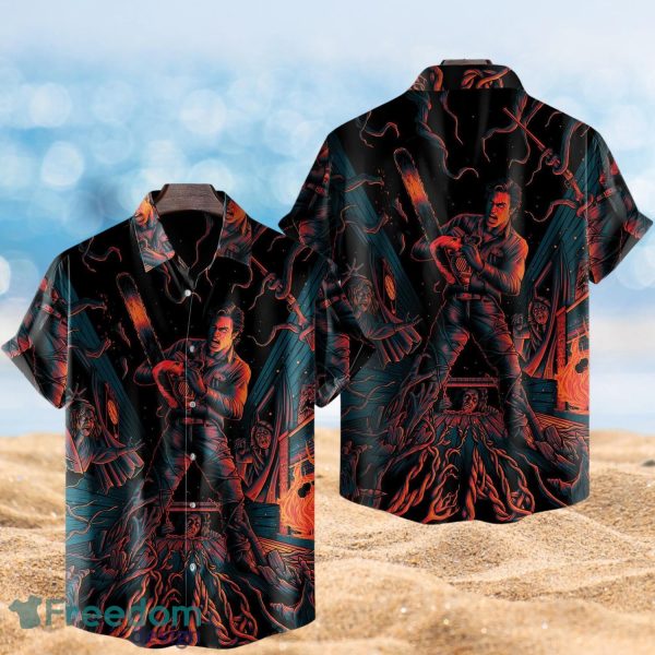 Halloween Ash Williams The Evil Dead Horror Movie Full Over Print Hawaiian Shirt