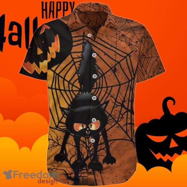 Halloween Hawaiian Shirt Cute Halloween Pumpkin Clothing